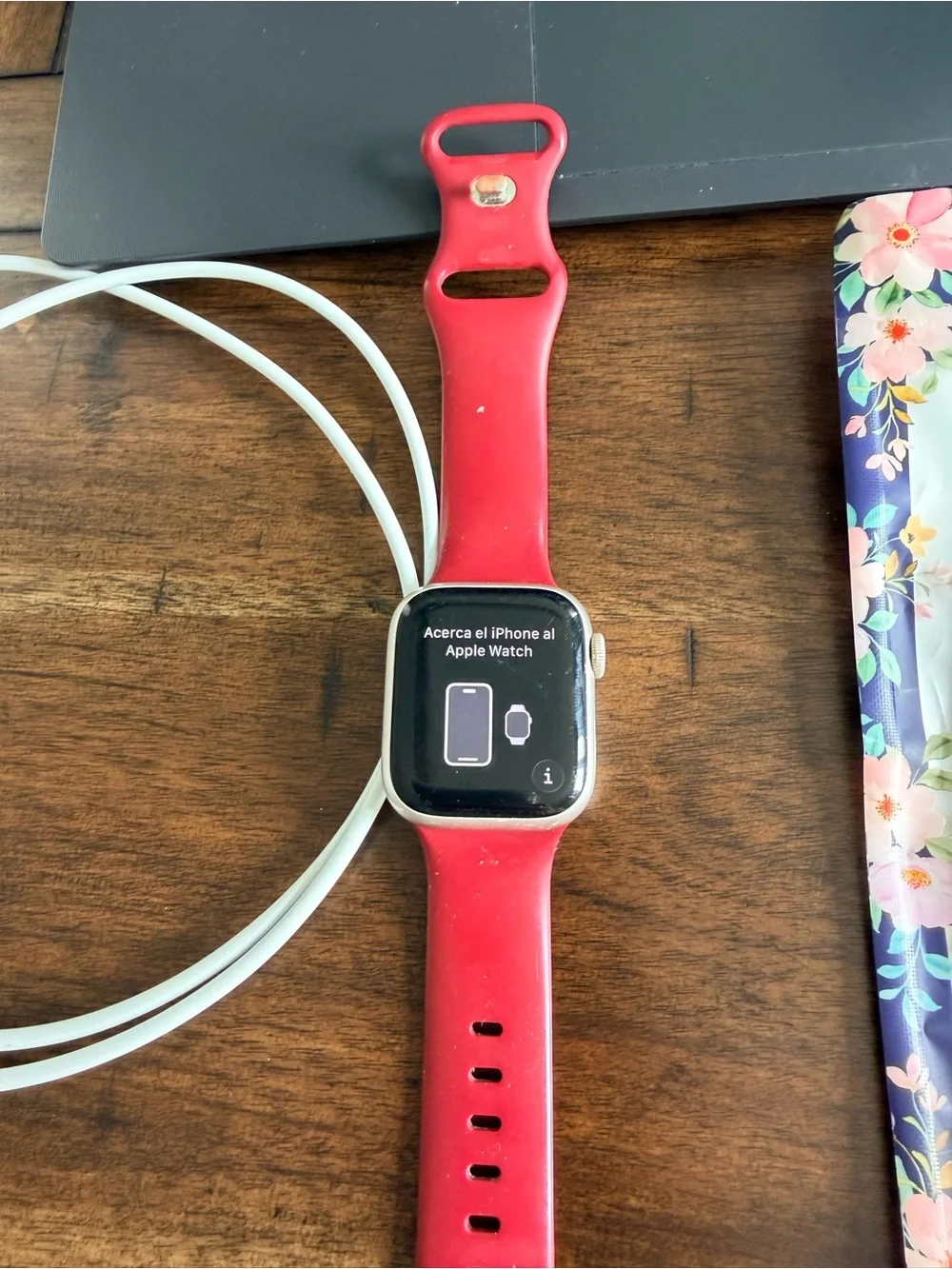 Apple smartwatch shown